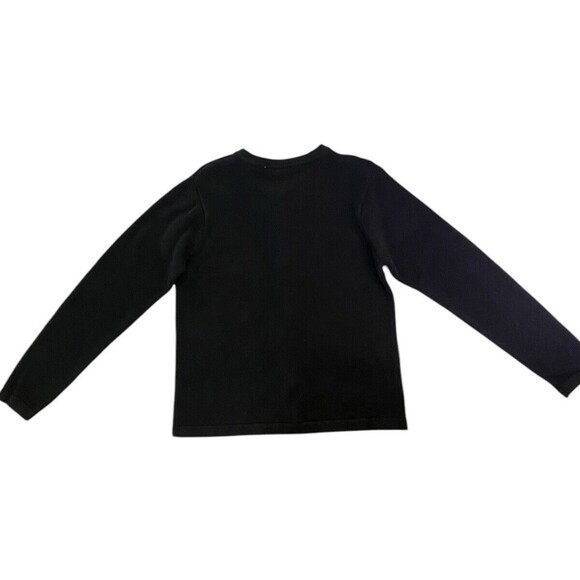 VTG Christmas Cardigan Sweater Medium Jason Maxwell Beaded Snowflakes Poinsettia - Picture 3 of 13